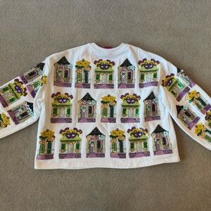 QUEEN OF SPARKLES NWOT Mardi Gras Porches HTF